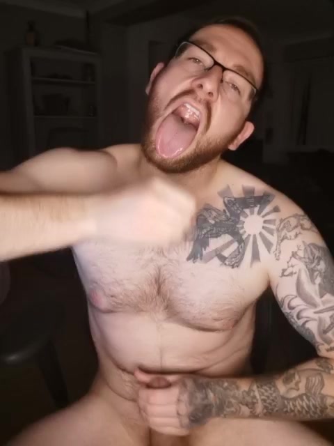 Private show dirty talk wanking cock and spreading ass