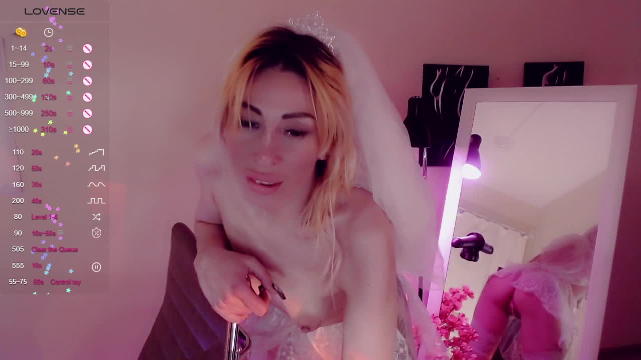 [1 May 06:14] Private Show (Runaway Bride Licking Toes And Fingering Pussy.)