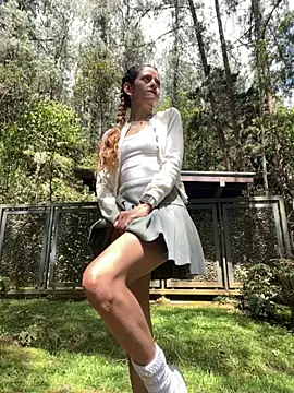 FUN AT THE WOODS 💦 - video by alana15 cam model