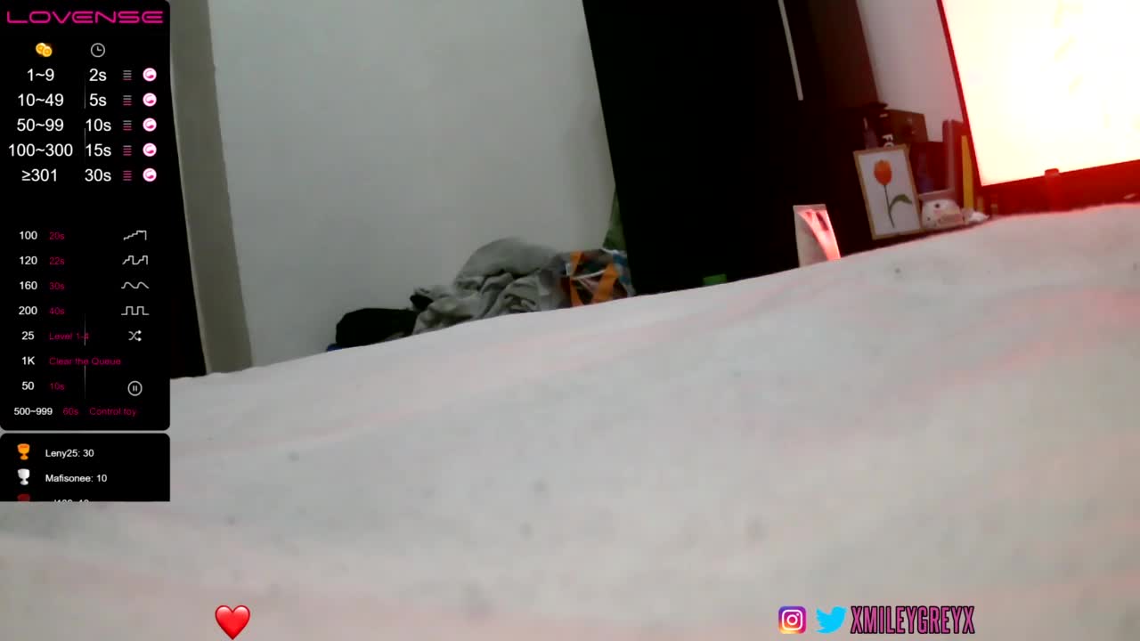 [16 Mar 20:58] Private Show - video av MileyGreyx cam-modell