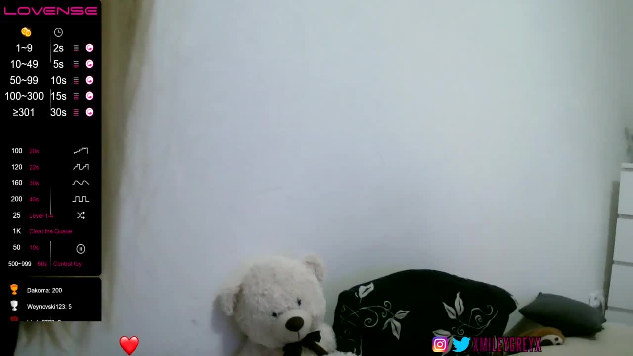 [14 Apr 21:02] Private Show - video av MileyGreyx cam-modell