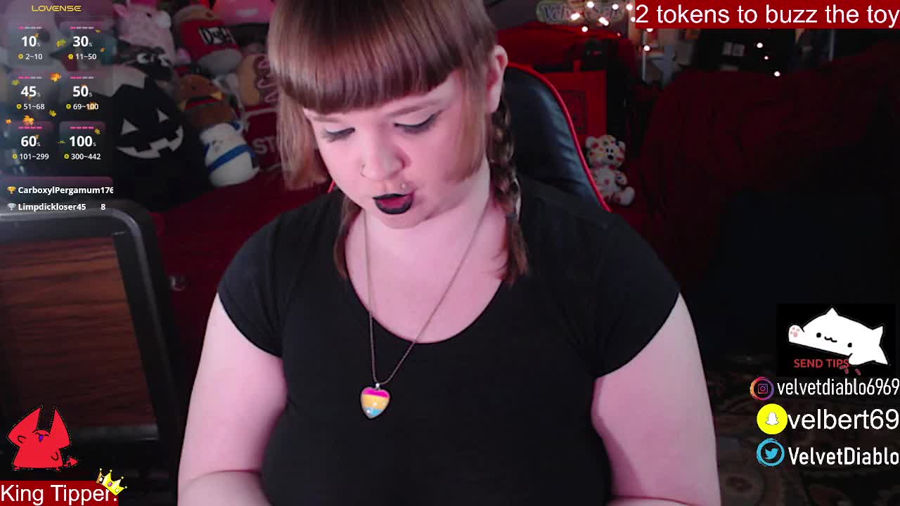 Goth teasing your cock(Private Show) - βίντεο μοντέλ ου VelvetDiablo