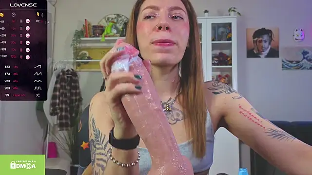 hard stretching pussy - clip cu MaryStocks model videochat