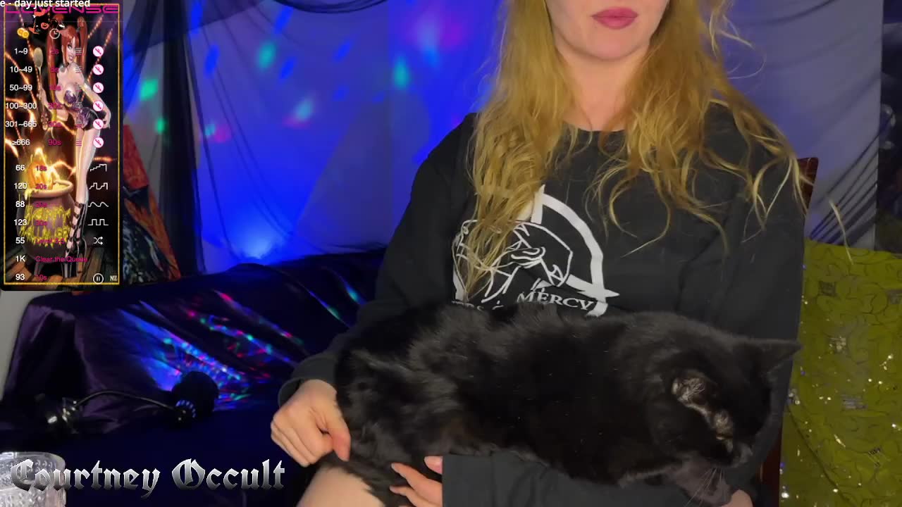 Blasphemy and Demon Invokation Easter 2023 - video by courtneyoccult cam model