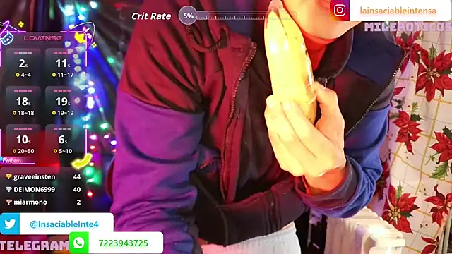 [4 Jan 21:12] Public Show - video by LaInsaciableIntensa cam model