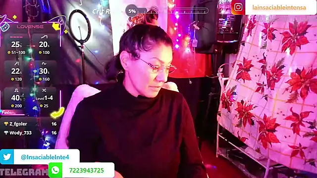 [22 Jan 21:49] Private Show — filmik LaInsaciableIntensa, modela(-lki) na kamerkach