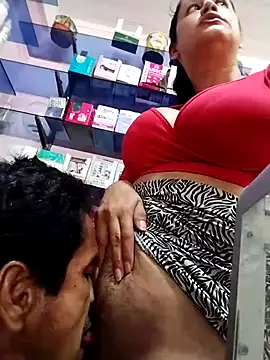 My neighbor licks my pussy in the risky store - video by keilymadam cam model