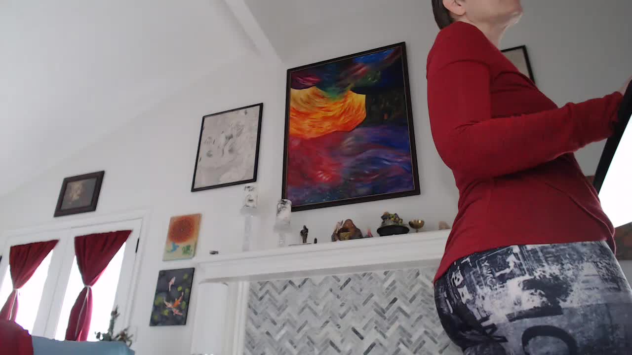 short skirt and g string tease show pov spreads - วิดีโอโดย AuroraWillows โมเดลแคม