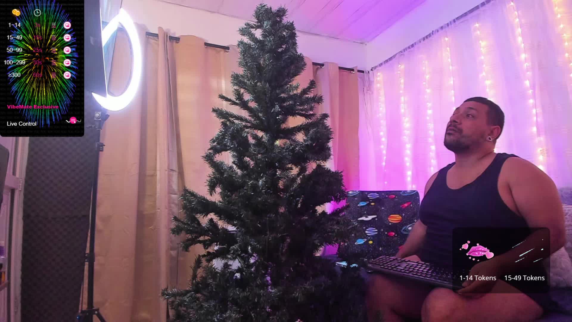 suck dildo in christmas