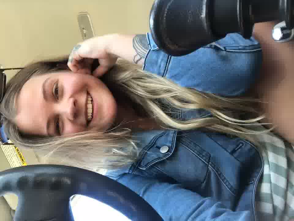 Cumming in public car park