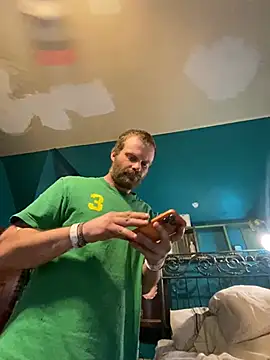 Tshirt on bed fucking.  Naked stroking. Almost getting caught