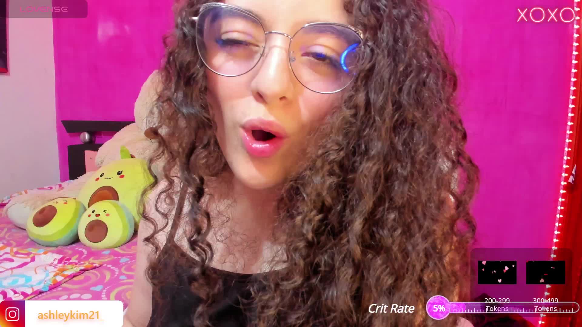 sexy dance with stockings + oil + dildo + cum - video by AshleyKim_ cam model