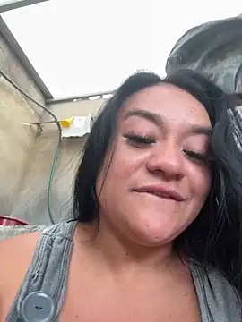 My pussy is dripping with cum from my neighbor on a public terrace.