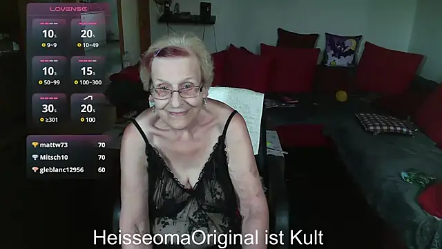 [10 Aug 12:45] Private Show– HeisseomaOriginal kameramodell videója