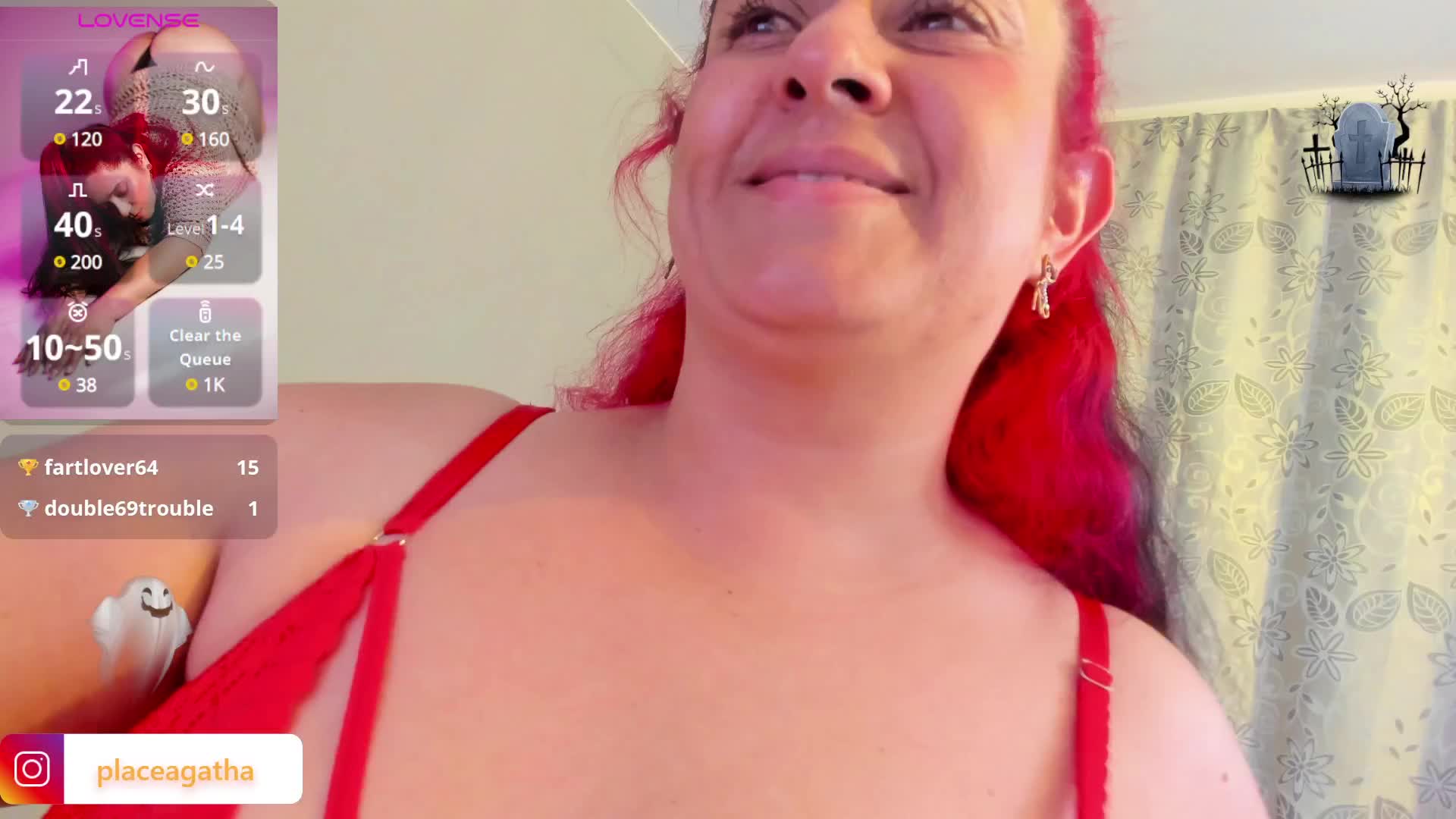 Thong aside for your pleasure - video by agathaxxx-69 cam model