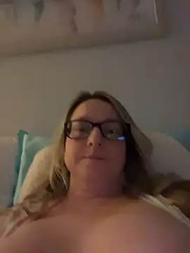 Sexy glasses pretending to ride your cock