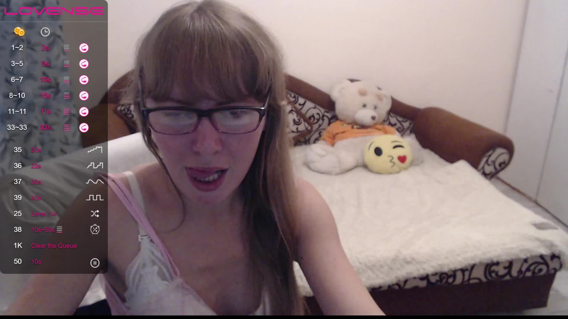 Cum to my face - video by MargotLot cam model