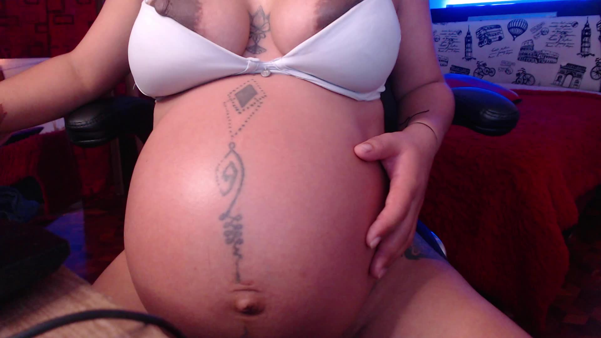 sexy pregnant dance - Video von yesie_hot Cam-Model