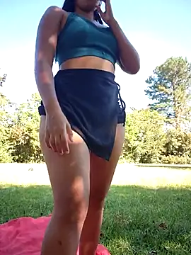 ass clap pussy play at park - video by SheenaBrooke cam model