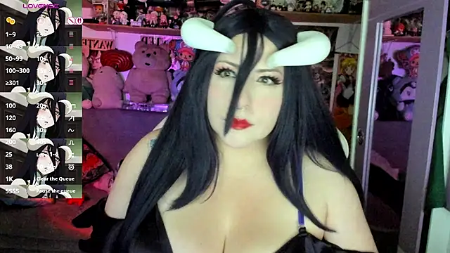 play dildo and domi naked albedo