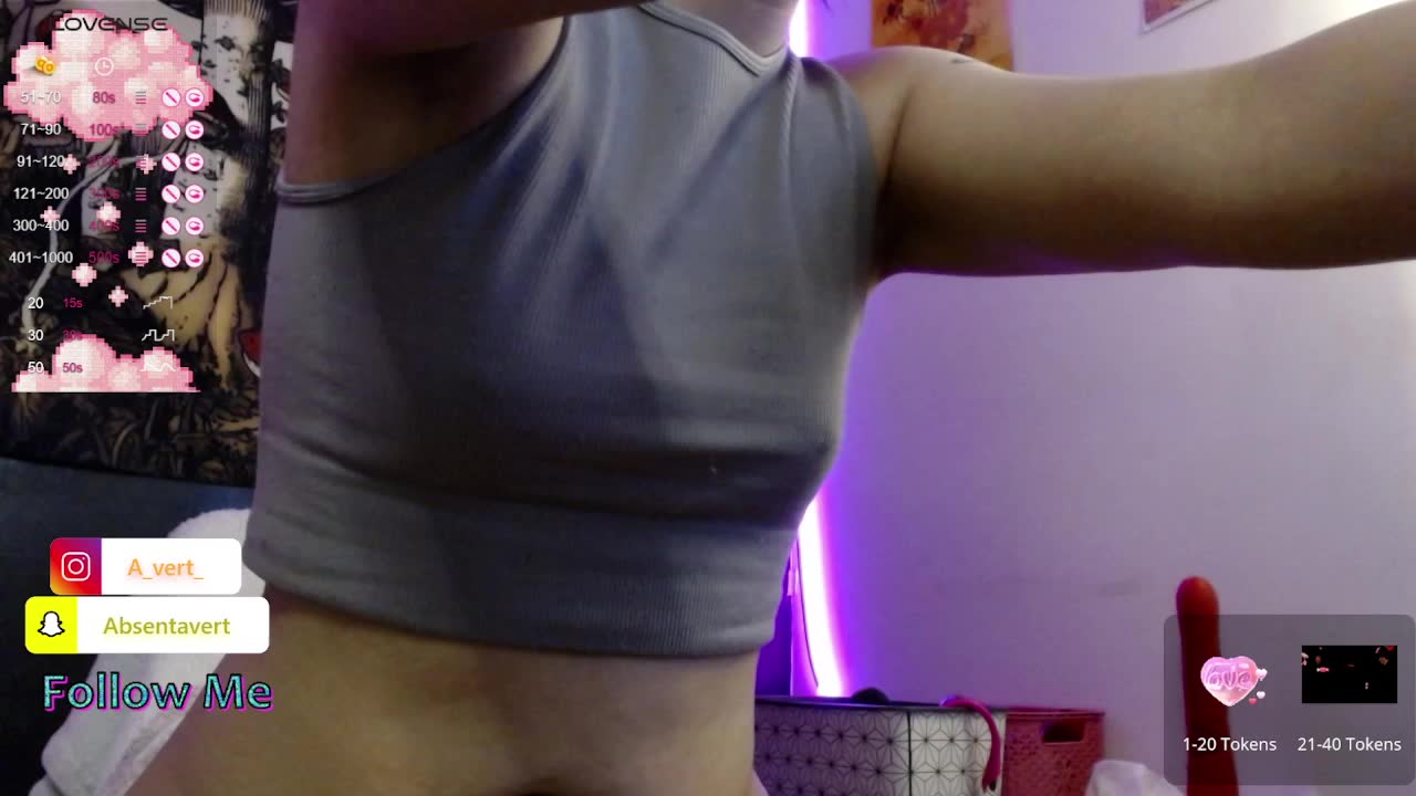 [24 Mar 17:30] Private Show - video by AbsentaVert cam model