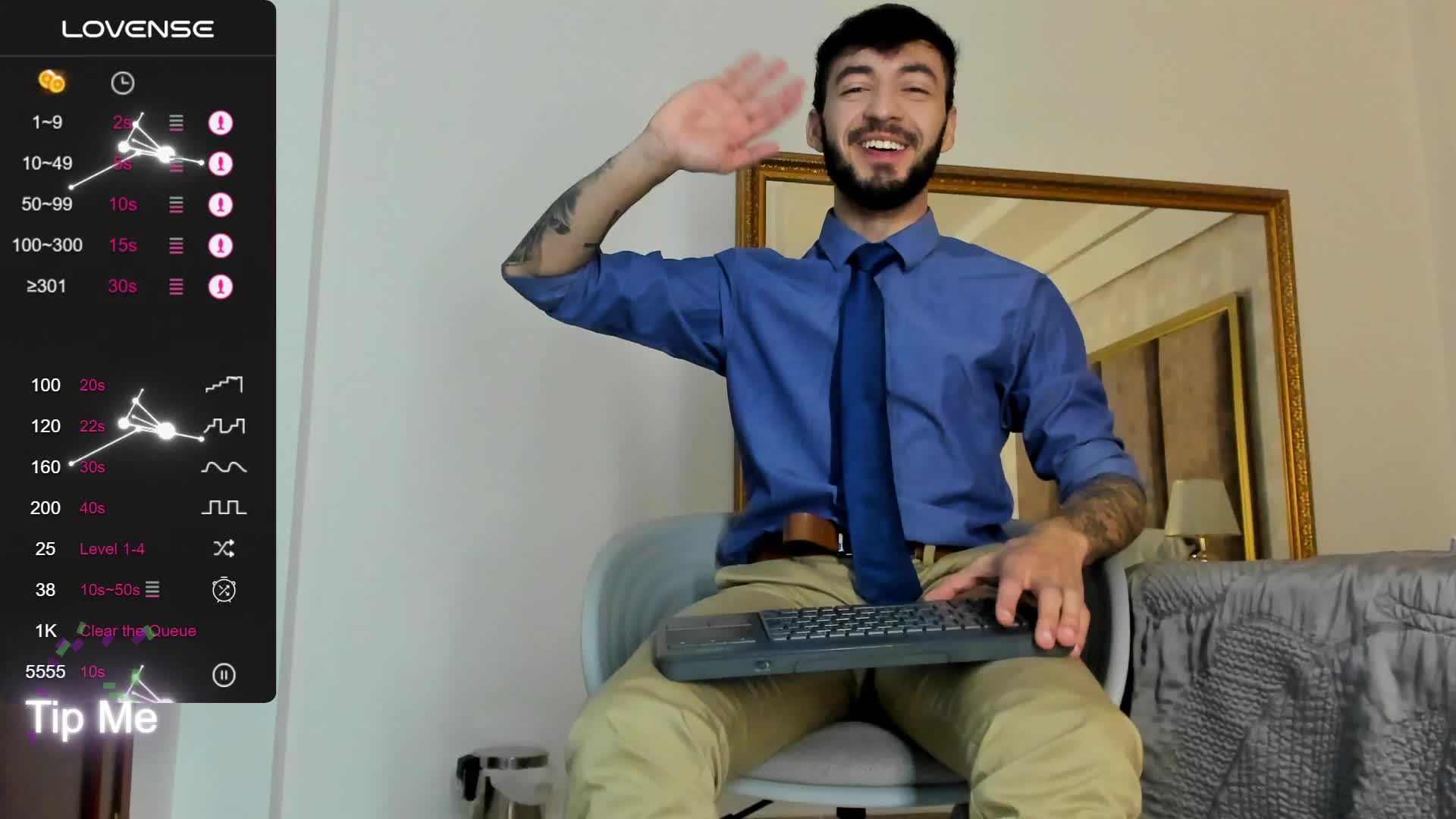 Strip clothes, playing with white socks - βίντεο μοντέλου MarkWalker__