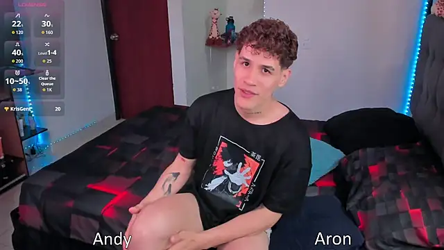 foot show - vidéo du modèle de showcams andybxby