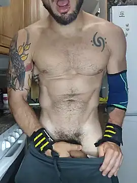 ✨🔥Long jerking after training + cum on my self 🥵💪