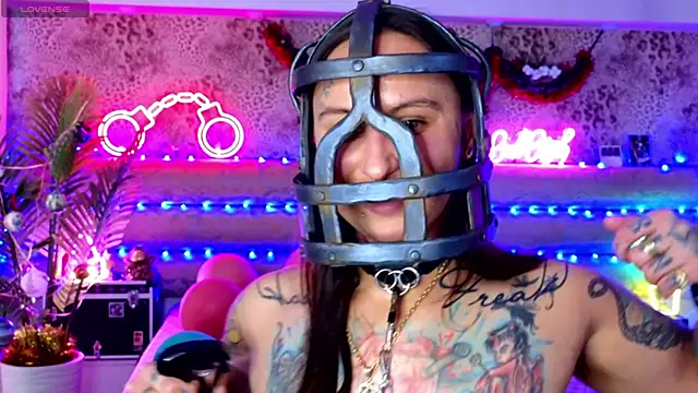 masks cages handcuffs clamps gags leash and much more for BDSM - video by Cool_Freak_ cam model