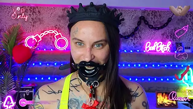 deep Throat many saliva tattoos - فيديو من Cool_Freak_ موديل الكام