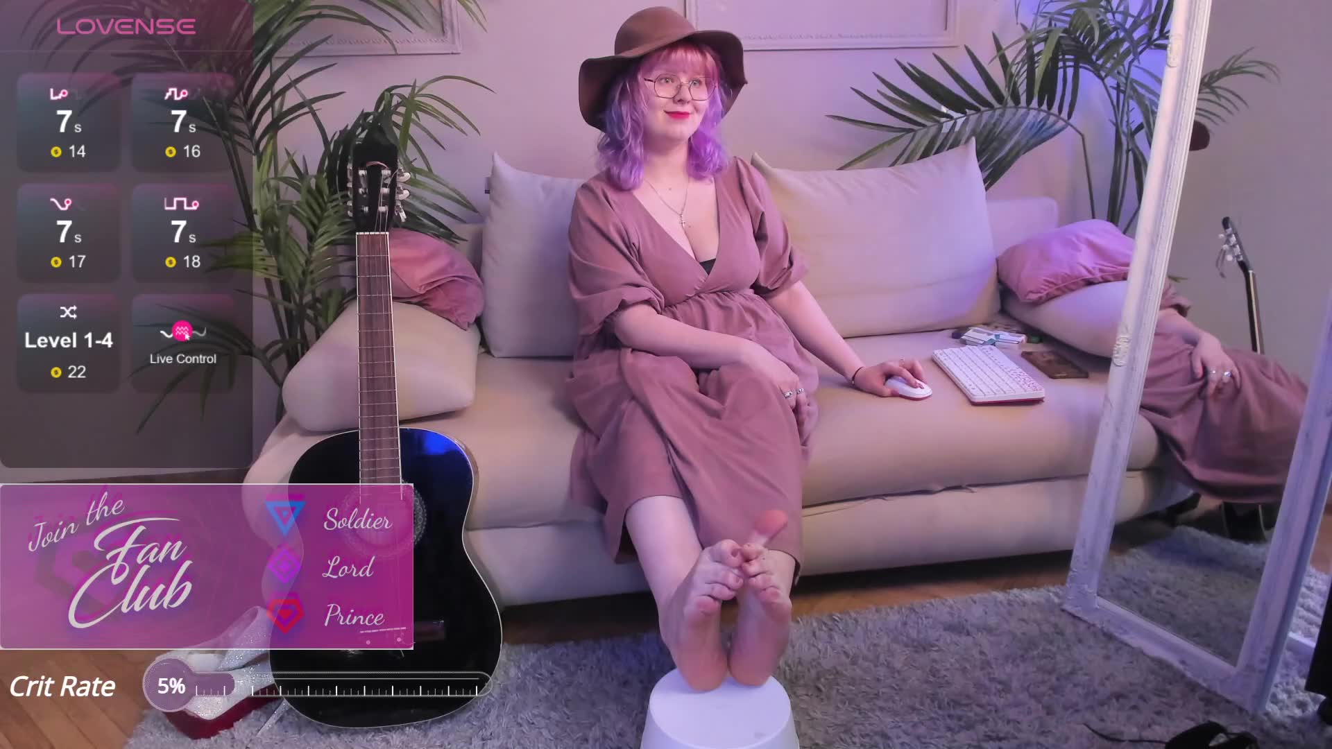 Ahegao and foot fetish