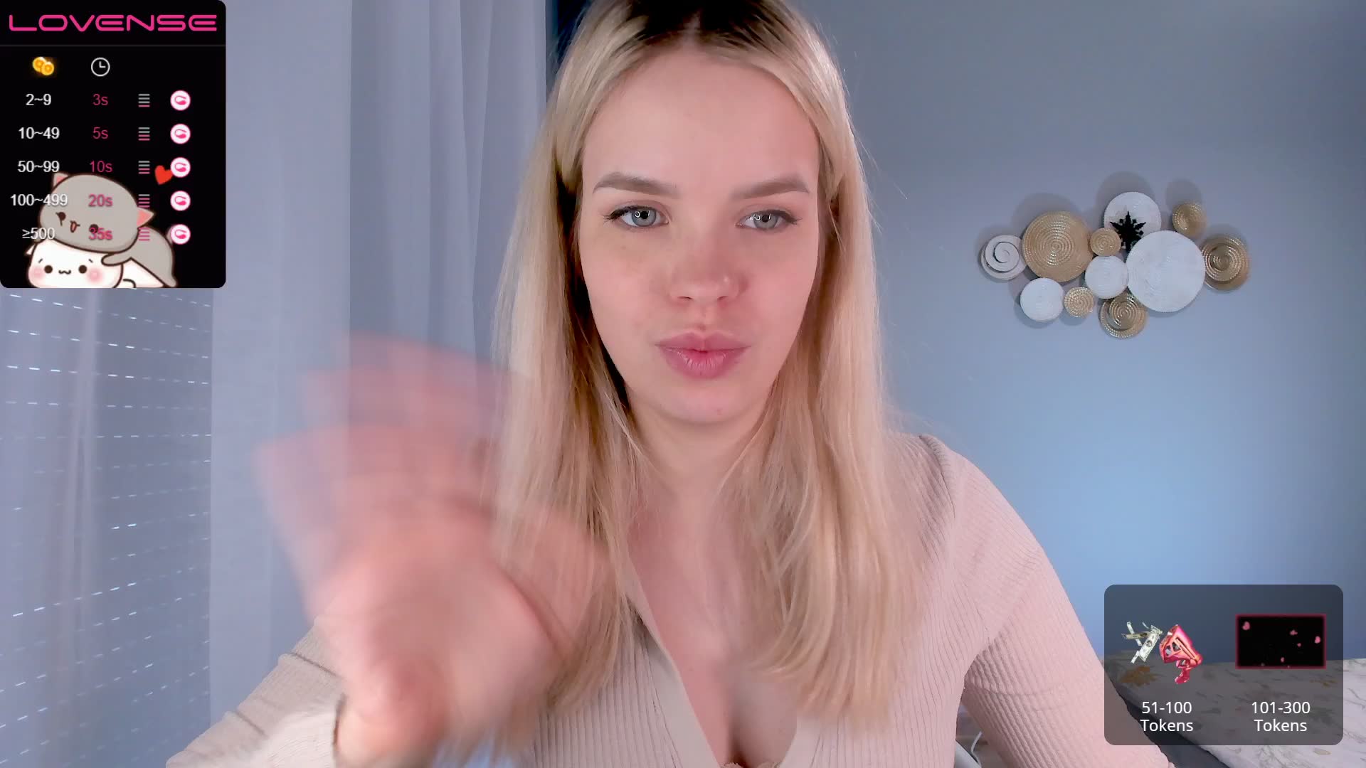 Close up fingering - video by Amberblossom cam model