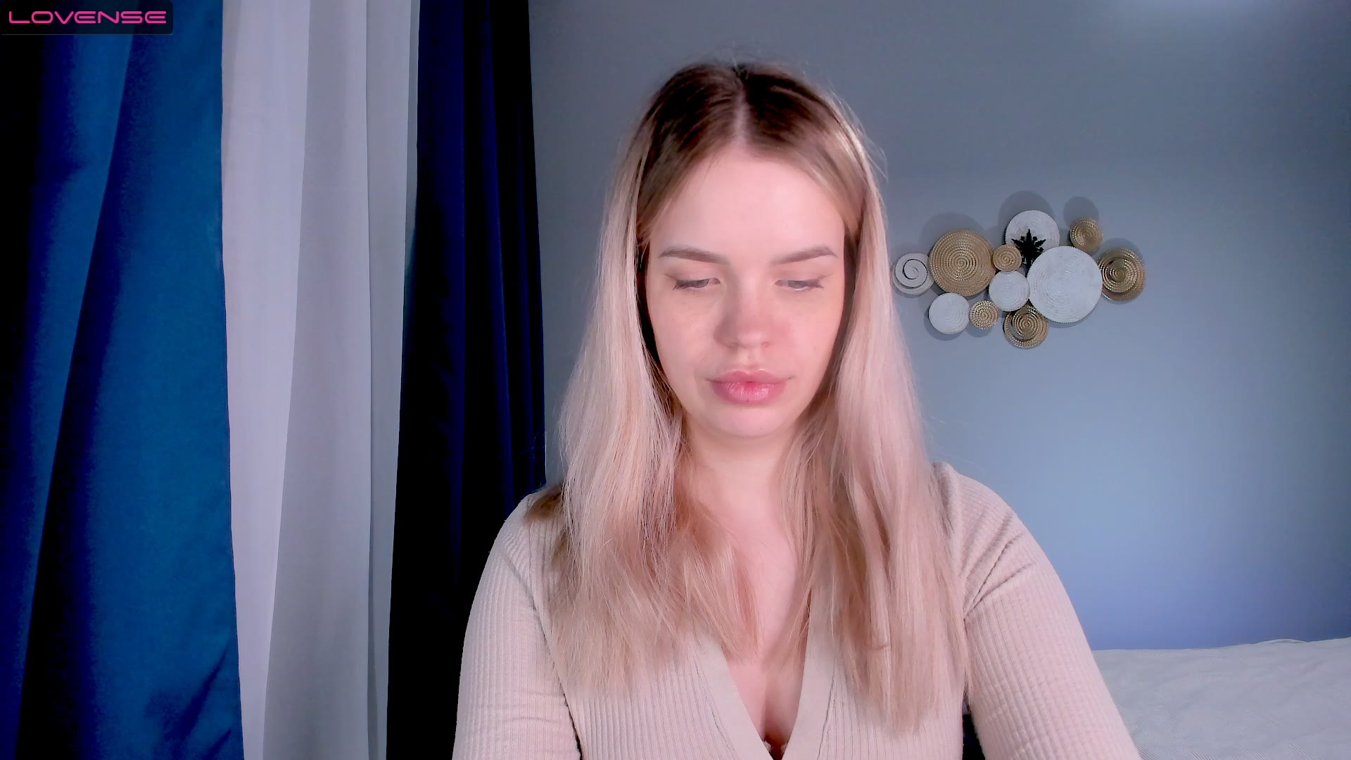 I try on different panties - video by Amberblossom cam model