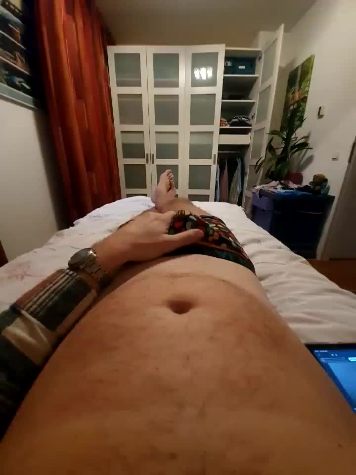 Orgasm in my bed