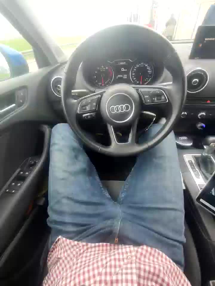 Mastrubating and orgasm in the car