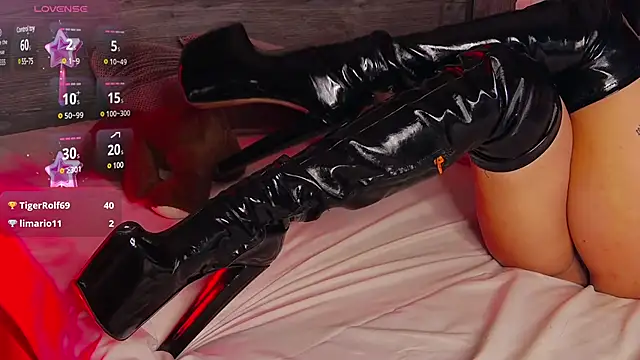 all naked latex boots