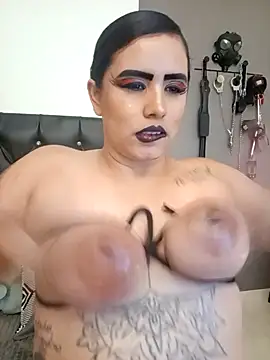 tie and punish my tits - video by MariaGaitan cam model