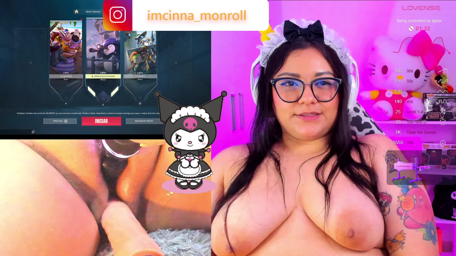 Diferent panties uwu - видео от уебкам модела cinna_monroll