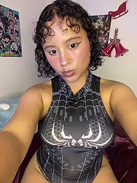 SPIDERWOMAN STRIPTEASE BOOBSJOB OILED & TWERK HOT NAKED 4U - video by lou_cute cam model