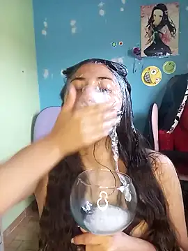 Very messy and hot saliva - vídeo de shinobu_kocho_11 modelo de câmara